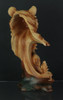 Faux Carved Bear Head and Family Wood Look Statue Additional image