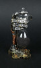 Creepy Steampunk Mechanical Skeleton Hand Metallic Finish Hourglass Sand Timer Additional image