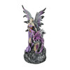 Amethyst Purple Fairy And Dragon LED Lighted Geode Statue Additional image