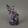 Amethyst Purple Fairy And Dragon LED Lighted Geode Statue Additional image