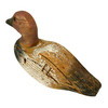 Rustic Hand-Carved Wooden Duck Decoy 9.5" Vintage Folk Art Mallard Statue Decor Additional image