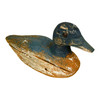 Set of 2 Rustic Wooden Duck Decoy Figurines 9.5" & 7.5" Vintage Folk Art Decor Additional image