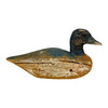 Vintage Wooden Duck Figurine 7.5" Hand-Carved Rustic Folk Art Home Decor Additional image