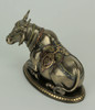 Bronze Finish Nandi the Sacred Bull Gatekeeper of Shiva and Parvati Statue Additional image