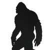 Black Metal Laser Cut Bigfoot Walking Wall Sculpture Home Decor Sasquatch Art Additional image