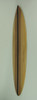 Striped Wooden Surfboard Wall Hanging 39 inch Additional image