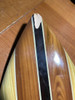Striped Wooden Surfboard Wall Hanging 39 inch Image of main defect