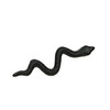 Set of 6 Cast Iron Snake Drawer Pulls 6in Black Gothic Cabinet Handles Main image
