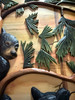 Delightful Bear Play Wall Art – 23" x 30" Wildlife Decor Image of main defect