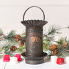 Mini Kettle Black Tartwarmer 9in Electric Wax Melt Warmer with Star Cutout Additional image