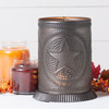 Kettle Black Star Candle Warmer Lamp 8.75 Inch Indoor Flameless Jar Holder Additional image
