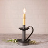 Kettle Black Candlestick Lamp Base 9in Metal Tabletop Accent Light E12 Additional image