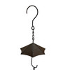 Metal Umbrella Rain Chain Dark Brown 61in Outdoor Gutter Downspout Decor Additional image