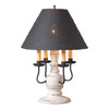 Cedar Creek Lamp in Americana White with Shade Main image
