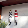 Set of 2 Handcrafted Wood Lighthouse Decorative Wall Hooks Coastal Decor Lifestyle image 1