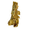 Things2die4 Wood Beehive Wall Sculpture Natural Finish with 3 Removable Bees Additional image