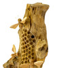 Things2die4 Wood Beehive Wall Sculpture Natural Finish with 3 Removable Bees Additional image