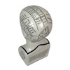 Zeckos Ceramic Phrenology Head Bust Figurine White Glossy 7.5 Inch Additional image