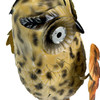 Metal Owl Outdoor Figurine Light with Solar Eyes, Hand-Painted, 13.5 Inch Additional image