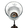 Wall Candle Sconce Bronze Finish Lead Crystal Glass 15 in Metal and Glass Additional image
