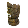 Things2die4 Tiki Planter 17 in Brown Magnesium Oxide Distressed Freestanding Additional image