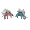 Hermit Crab Decorative Figurine Coastal Resin Tabletop Statue 5.25 Inch High Main image