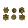 Natural Teak Wood Hand Carved Puzzle Balls Set of 6 Main image