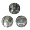 Decorative Ceramic Orbs Set Glossy Marbled Freestanding Spheres 3.5 In Main image