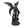 Crow Fairy Statue Gothic Black Resin Sculpture 9 in Decorative Figurine Additional image