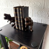 Cast Iron Dinosaur Bookends Set of 2 Brown T-Rex Decorative 8.5 In Lifestyle image 5