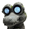 Solar Alligator Statue Light Gray Resin Outdoor Figurine 14.5 in Tall Additional image