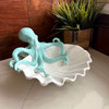Decorative Octopus Shell Tray Coastal Resin Catchall Dish 10 X 10 X 6 In Lifestyle image 3