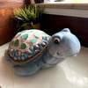 Sea Turtle Statue Coastal Blue Mosaic Shell Magnesium Oxide 16.5 in Decor Lifestyle image 3