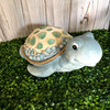 Sea Turtle Statue Coastal Blue Mosaic Shell Magnesium Oxide 16.5 in Decor Lifestyle image 4