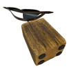 Abstract Bird Statues Set of 2 Rustic Wood Metal Tabletop Sculptures 13.25in Additional image