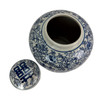 Blue White Double Happiness Decorative Ginger Jar Porcelain 9.5 in Lid Additional image