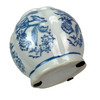 Decorative Jars Set of 3 Blue White Chinoiserie Porcelain Lidded 6.75 In Additional image