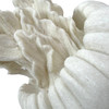 Jellyfish Table Lamp Matte White Resin Coastal Accent Light 10 in Tall Additional image
