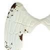 Metal Angel Wings Wall Sculptures Set of 2 Distressed White 13.25 In Additional image