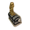 Mermaid Skeleton Figurine Pirate Treasure Chest Resin Statue 8 in Decor Additional image