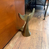 Whale Tail Door Stop Brass Finish Cast Aluminum Nautical 7 in Decorative Lifestyle image 1