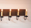 Five Arm Vanity Light in Espresso with Salem Brick Additional image