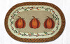 Earth Rugs OP-222 Harvest Pumpkin Oval Patch 20" x 30" Main image