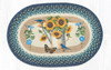Earth Rugs OP-568 Sunflower Water Can Oval Patch 20" x 30" Main image