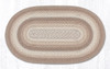 Earth Rugs C-776 Natural Oval Braided Rug 27" x 45" Main image