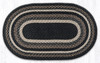 Earth Rugs C-313 Mocha / Frappuccino Oval Braided Rug 27" x 45" Main image