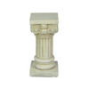 Antique White Solid Concrete Roman Ionic Column Pillar Pedestal 8.25 Inches High Additional image