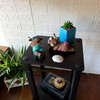Beach Highland Cow Figurines Set of 2 Resin 4 in Coastal Shelf Decor Lifestyle image 2