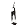 Gazelle Statue Abstract Bronze Metal Sculpture 31 in Tall Floor Decor Additional image