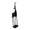 Gazelle Statue Abstract Bronze Metal Sculpture 31 in Tall Floor Decor Additional Image 6